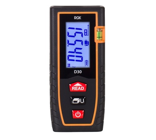 Лазерный дальномер RGK D30 (с поверкой) Лазерный дальномер RGK D30 (с поверкой)