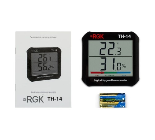 Термогигрометр RGK TH-14 с поверкой Термогигрометр RGK TH-14 с поверкой