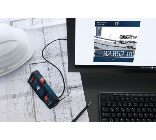 Лазерный дальномер Bosch GLM 120 C + BT 150 (0.601.072.F01) Лазерный дальномер Bosch GLM 120 C + BT 150 (0.601.072.F01)