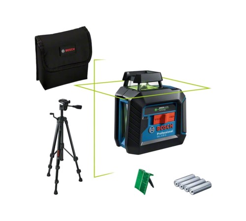 Лазерный уровень Bosch GLL 2-20 G + BT 150 (0.601.065.001) с зеленым лучом Лазерный уровень Bosch GLL 2-20 G + BT 150 (0.601.065.001) с зеленым лучом