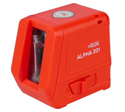 Лазерный уровень RGK ALPHA 201 с калибровкой с красным лучом Лазерный уровень RGK ALPHA 201 с калибровкой с красным лучом