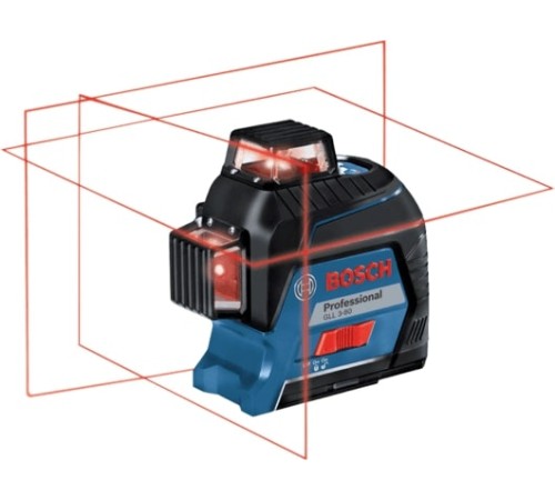 Лазерный уровень Bosch GLL 3-80 + кейс (0.601.063.S00) Лазерный уровень Bosch GLL 3-80 + кейс (0.601.063.S00)