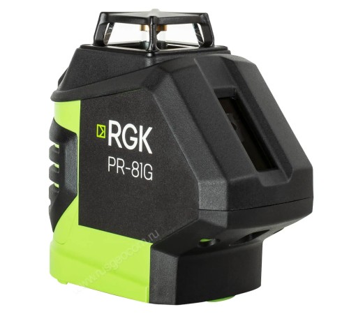 Комплект: лазерный уровень RGK PR-81G + штатив RGK F170 Комплект: лазерный уровень RGK PR-81G + штатив RGK F170