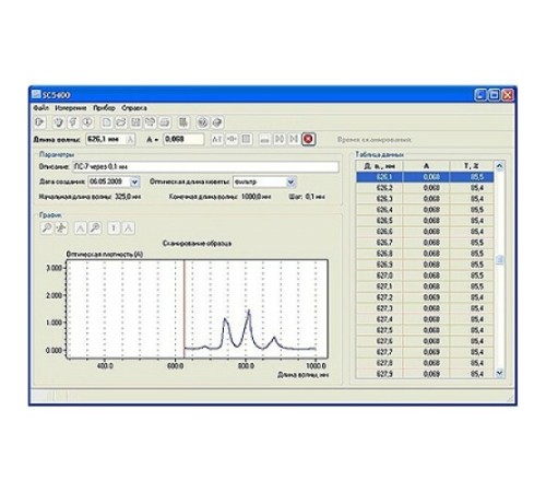 Программное обеспечение Экохим SC5400 Программное обеспечение Экохим SC5400