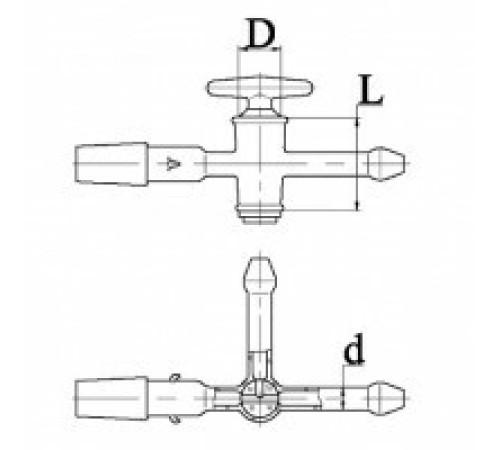 Кран 3-х ходовой К3Х-1-32-2,5 КШ 14/23, ТС, эскиз 4-39 Кран 3-х ходовой К3Х-1-32-2,5 КШ 14/23, ТС, эскиз 4-39