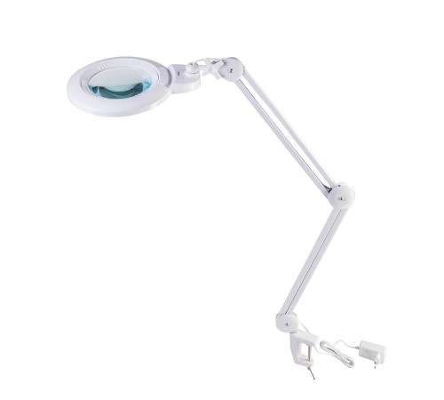 Лупа 8608D 3D/5D (3 дптр, 5 дптр, 150 мм) на струбцине с подсветкой LED Лупа 8608D 3D/5D (3 дптр, 5 дптр, 150 мм) на струбцине с подсветкой LED