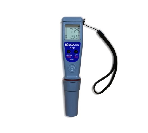 PH101 ЭКОСТАБ Карманный влагозащищенный рН- метр PH101 ЭКОСТАБ Карманный влагозащищенный рН- метр