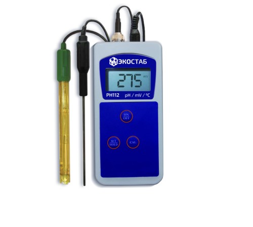 PH112 ЭКОСТАБ Портативный pH/ОВП-метр PH112 ЭКОСТАБ Портативный pH/ОВП-метр