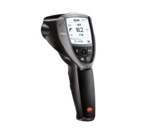 Базовый ИК-термометр Testo 835-T1 с 4-х точечным лазерным целеуказателем Базовый ИК-термометр Testo 835-T1 с 4-х точечным лазерным целеуказателем