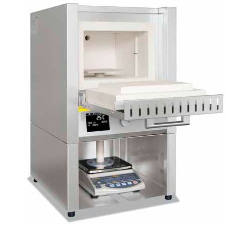 Печь муфельная с весами и ПО Nabertherm L 9/12/SW/C450 с откидной дверью, 1200°С Печь муфельная с весами и ПО Nabertherm L 9/12/SW/C450 с откидной дверью, 1200°С