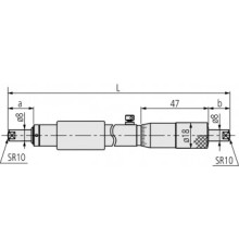Нутромер 350-375мм микрометрический 133-155