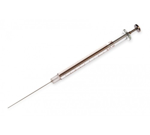 Шприц микролитровый Hamilton 250 мкл, 725 N, Cemented Needle, 22 gauge, 2 in., point style 3 Шприц микролитровый Hamilton 250 мкл, 725 N, Cemented Needle, 22 gauge, 2 in., point style 3