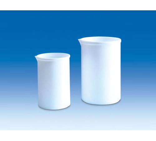 Стакан мерный VITLAB 250 мл, белый, PTFE Стакан мерный VITLAB 250 мл, белый, PTFE