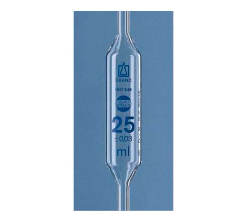 BRAND 29704 Пипетка мерная Blaubrand, USP, класс AS, 2.5 мл, синяя градуировка, 1 метка, AR-стекло, 6 шт/упак BRAND 29704 Пипетка мерная Blaubrand, USP, класс AS, 2.5 мл, синяя градуировка, 1 метка, AR-стекло, 6 шт/упак