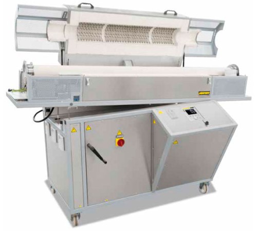 Печь трубчатая вращающаяся для непрерывной обработки Nabertherm RSRC 120-1000/11/P470 с трубой из кварцевого стекла 110х100х2040 мм, 1100*С Печь трубчатая вращающаяся для непрерывной обработки Nabertherm RSRC 120-1000/11/P470 с трубой из кварцевого стекла 110х100х2040 мм, 1100*С