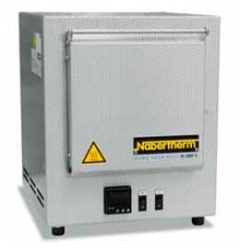 Печь муфельная компактная Nabertherm LE 4/11/R6 с откидной дверью, 1100°С