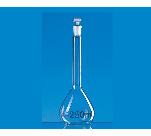 37260 Колба мерная BLAUBRAND со стеклянной пробкой 100-12/21 37260 Колба мерная BLAUBRAND со стеклянной пробкой 100-12/21