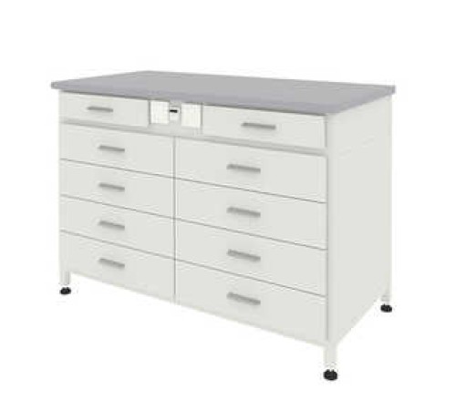 Стол-тумба с электрикой 1200x600x850 2 ящика + 4 ящика + 4 ящика (Арт: 56.0489.00.08-01) Стол-тумба с электрикой 1200x600x850 2 ящика + 4 ящика + 4 ящика (Арт: 56.0489.00.08-01)