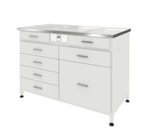 Стол-тумба с электрикой 1200x600x850 2 ящика, 4 ящика, 1 малый, 1 большой (Арт: 56.0489.10.04-01) Стол-тумба с электрикой 1200x600x850 2 ящика, 4 ящика, 1 малый, 1 большой (Арт: 56.0489.10.04-01)
