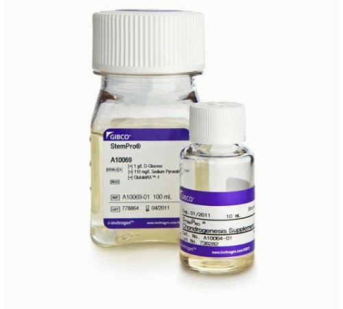 Набор StemPro Chondrogenesis Differentiation Kit для дифференцировки мезенхимальных стволовых клеток человека в хондроциты, Thermo FS Набор StemPro Chondrogenesis Differentiation Kit для дифференцировки мезенхимальных стволовых клеток человека в хондроциты, Thermo FS