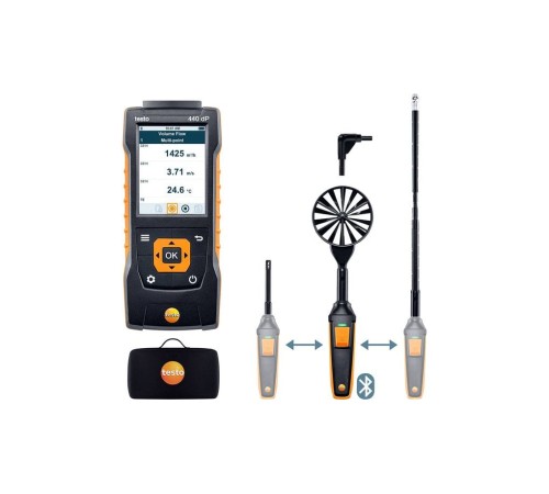 Комплект Testo 440dP для вентиляции №2 Комплект Testo 440dP для вентиляции №2