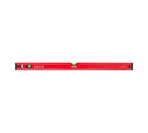 Пузырьковый строительный уровень с магнитом RGK U6080 08 м (80 см) Пузырьковый строительный уровень с магнитом RGK U6080 08 м (80 см)