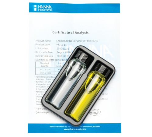 HI 715-11 калибровочные стандарты Аммония HI 715-11 калибровочные стандарты Аммония